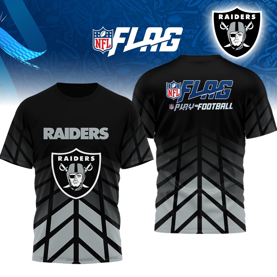 Las Vegas Raiders | Premium NFL Flag Football 3D Shirt HI