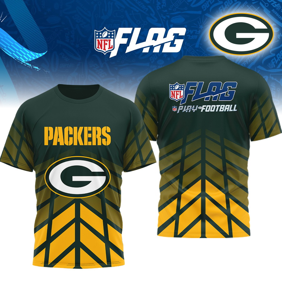 Green Bay Packers | Premium NFL Flag Football 3D Shirt HI