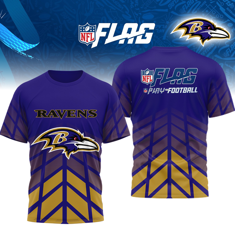 Baltimore Ravens | Premium NFL Flag Football 3D Shirt HI