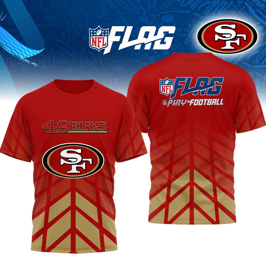 San Francisco 49ers | Premium NFL Flag Football 3D Shirt HI