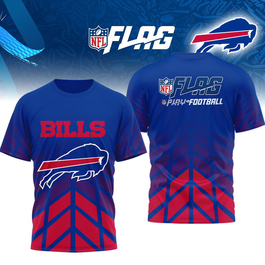 Buffalo Bills | Premium NFL Flag Football 3D Shirt HI