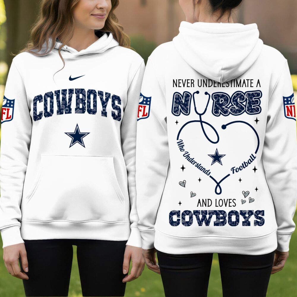 Dallas Cowboys | Premium NFL Nurse Pride Hoodie NY