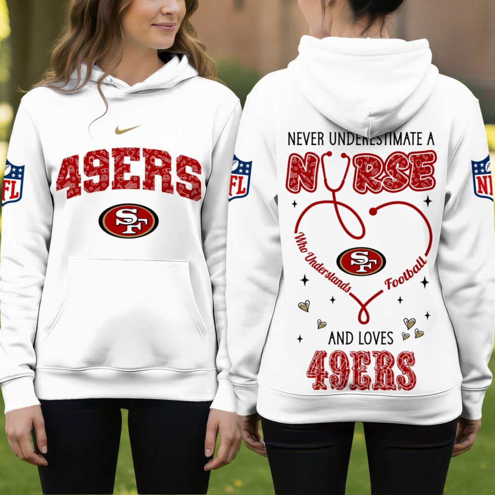 San Francisco 49ers | Premium NFL Nurse Pride Hoodie NY