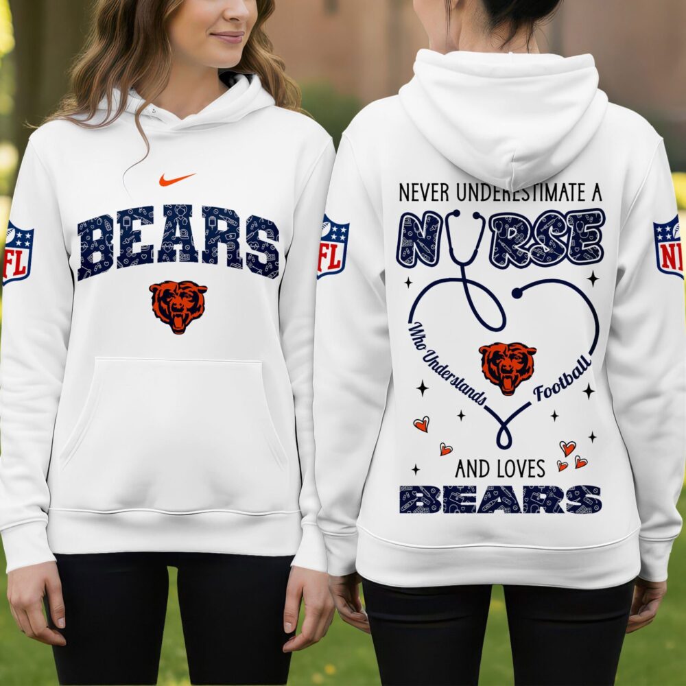 Chicago Bears | Premium NFL Nurse Pride Hoodie NY