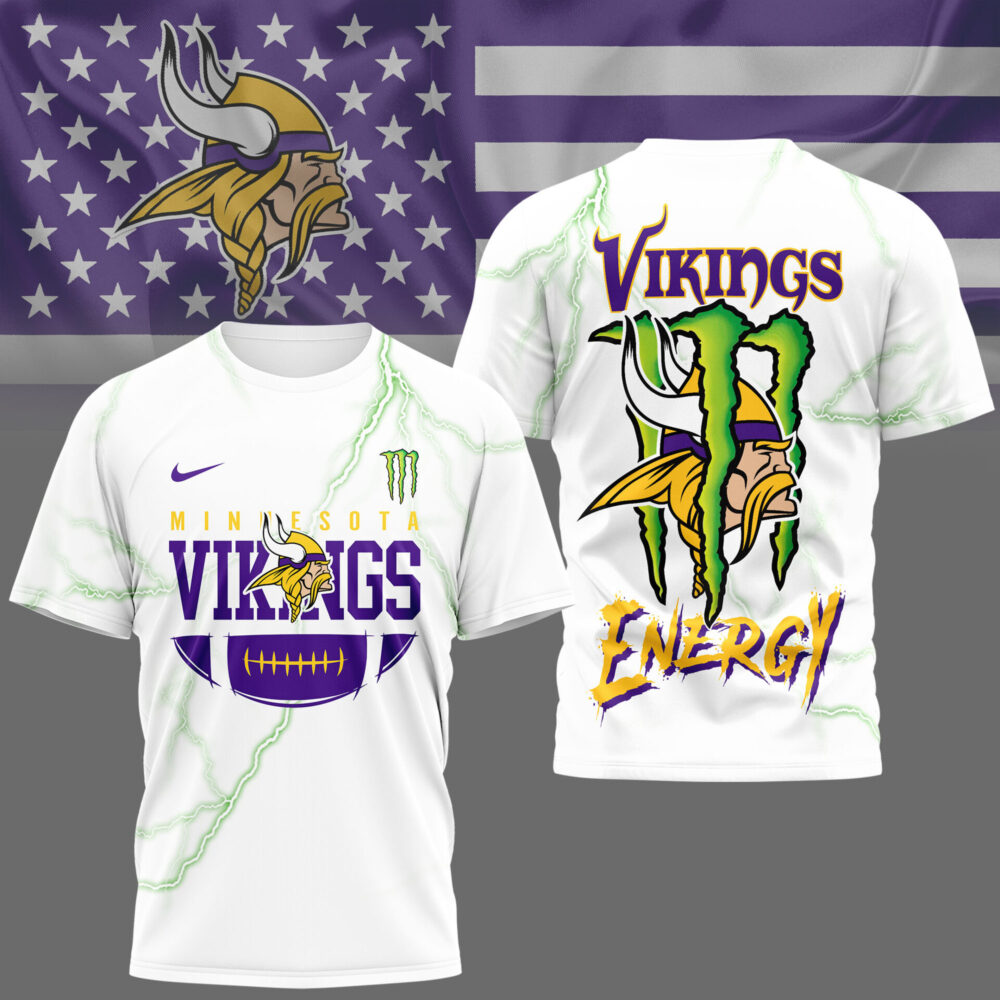Minnesota Vikings | Premium NFL Monster Energy Graphic Shirt MM