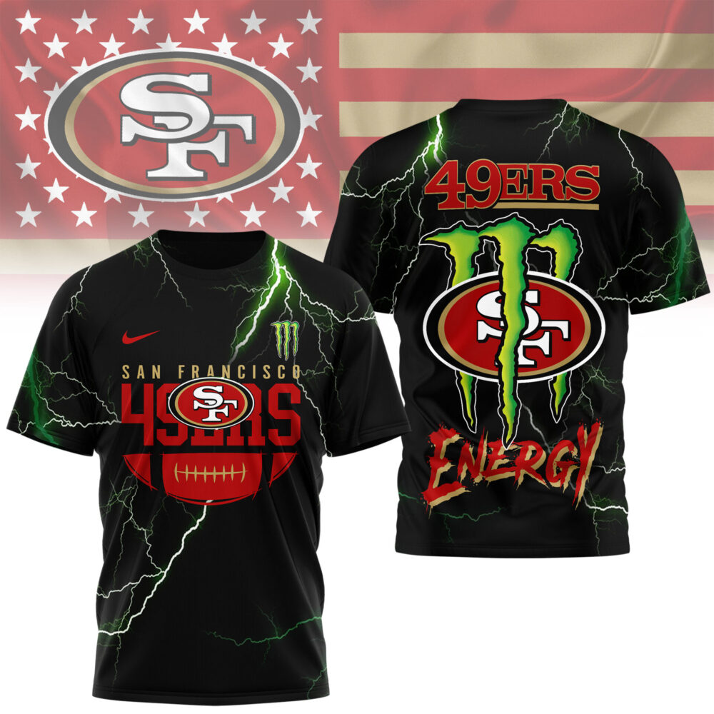 San Francisco 49ers | Premium NFL Monster Energy Graphic Shirt MM