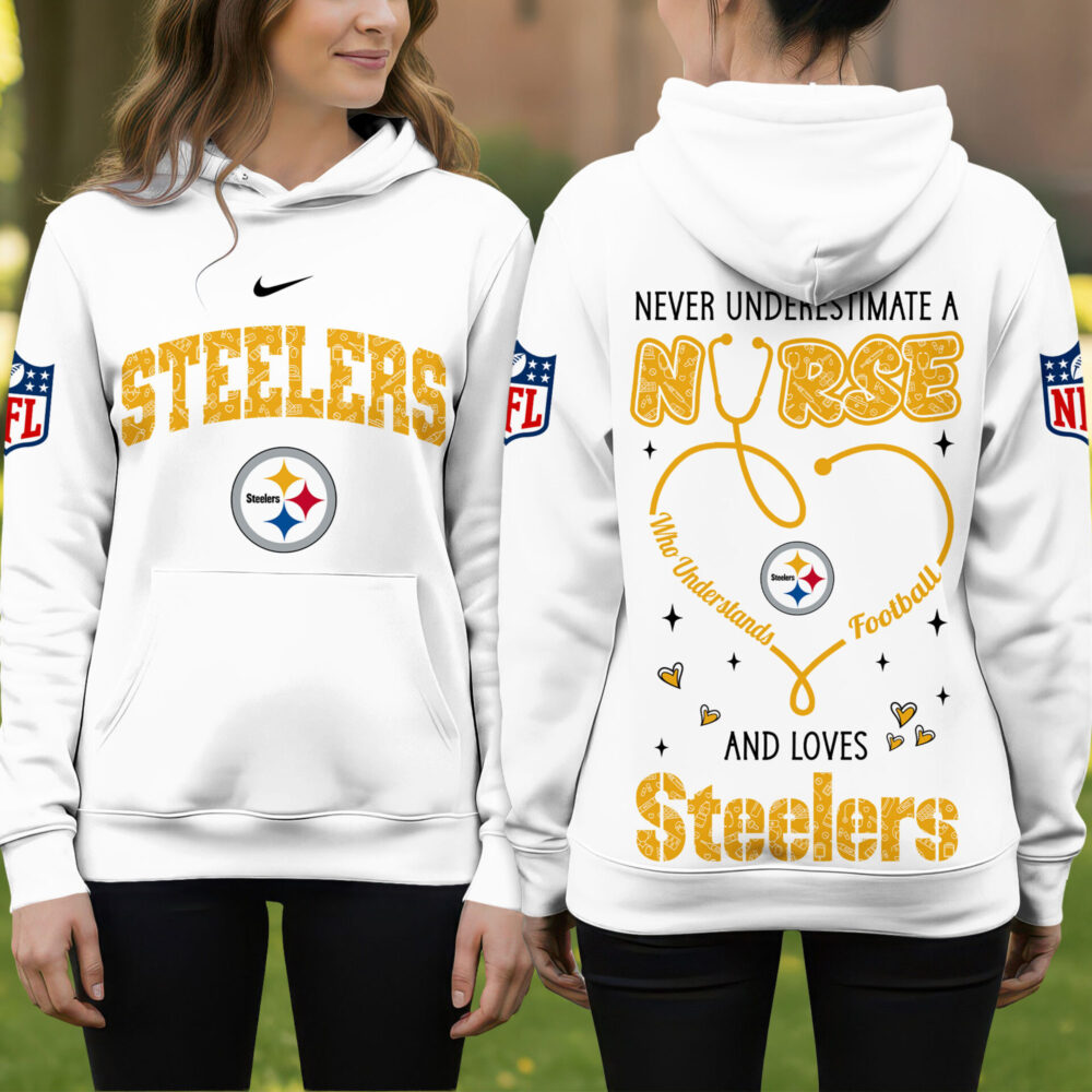 Pittsburgh Steelers | Premium NFL Nurse Pride Hoodie NY