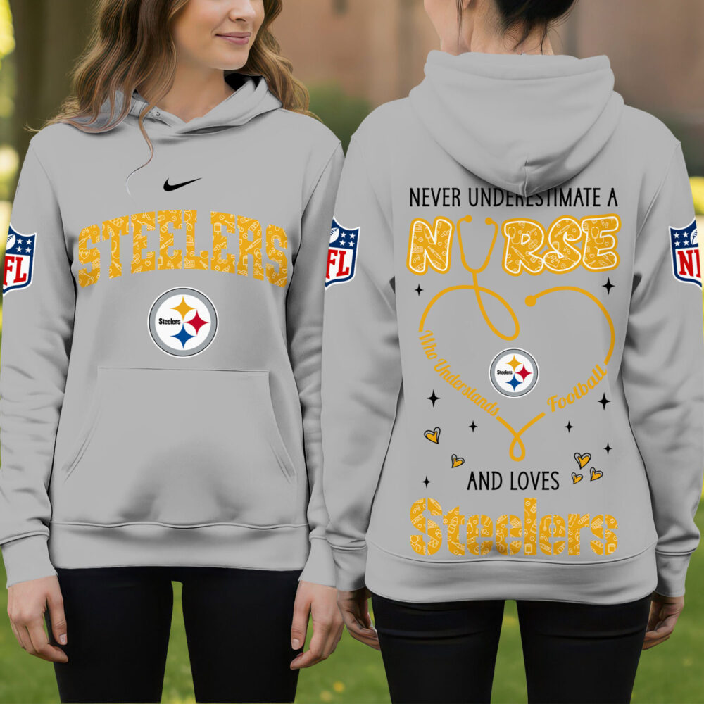 Pittsburgh Steelers | Premium NFL Nurse Pride Hoodie NY