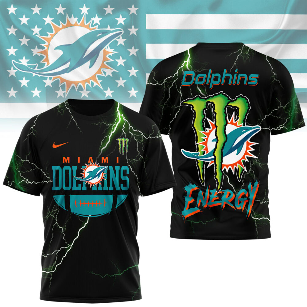 Miami Dolphins | Premium NFL Monster Energy Graphic Shirt MM