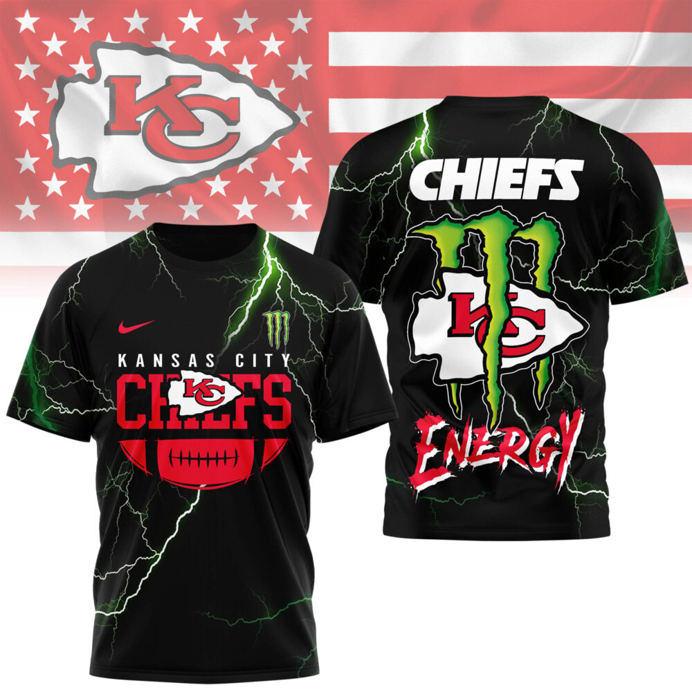 Kansas City Chiefs | Premium NFL Monster Energy Graphic Shirt MM