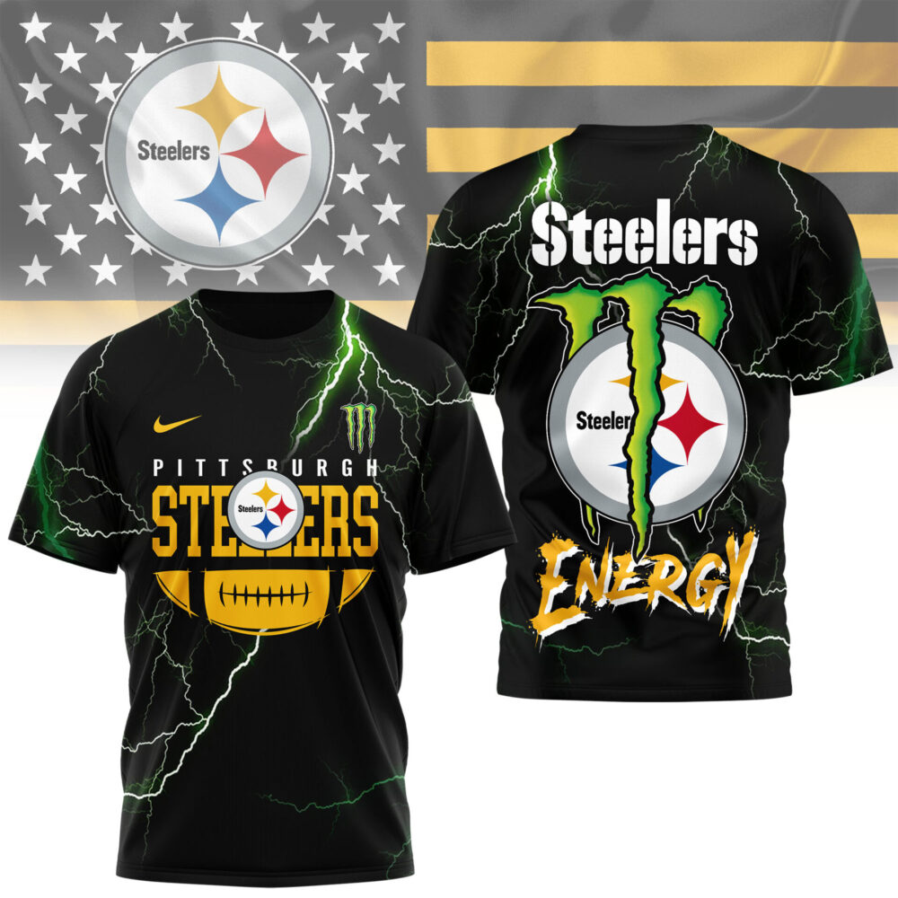 Pittsburgh Steelers | Premium NFL Monster Energy Graphic Shirt MM