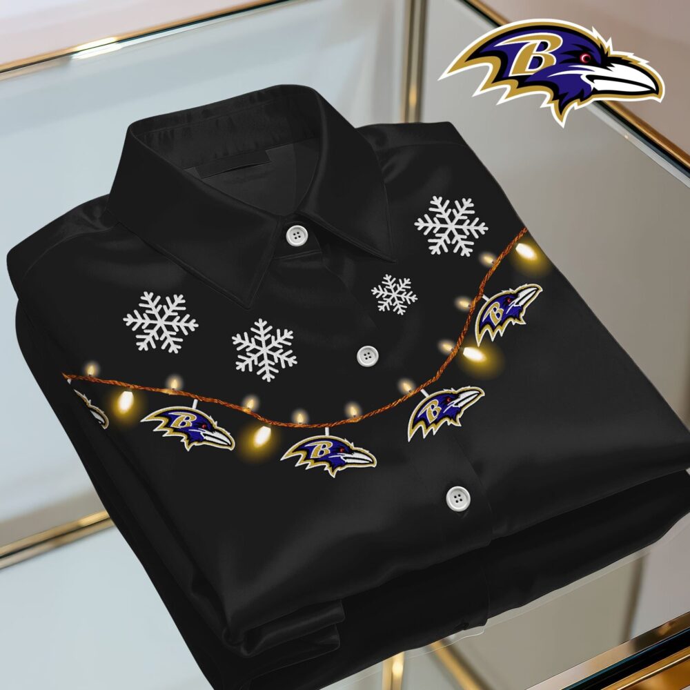 Baltimore Ravens | Premium NFL Christmas Long Sleeve Casual Shirt NY