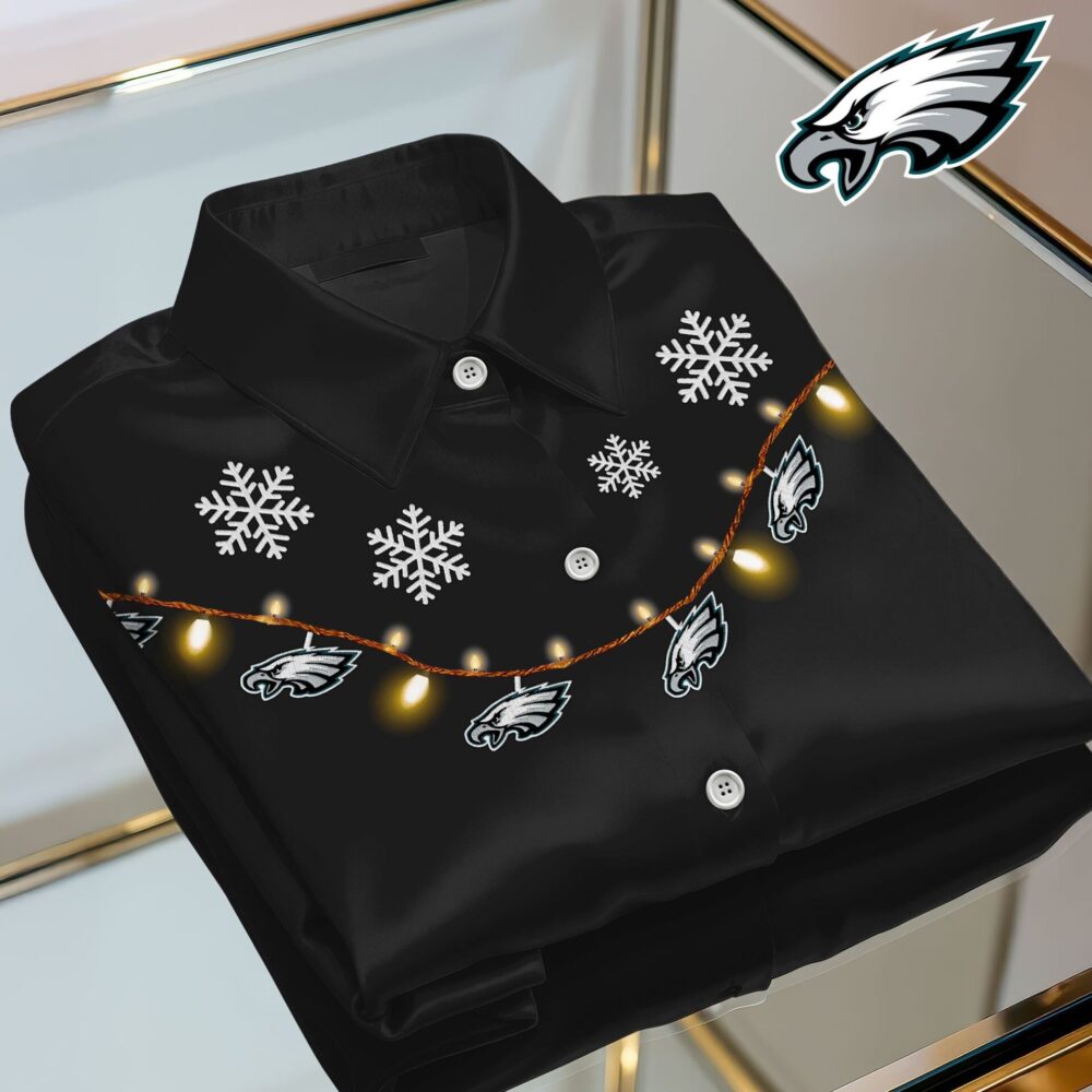 Philadelphia Eagles | Premium NFL Christmas Long Sleeve Casual Shirt NY
