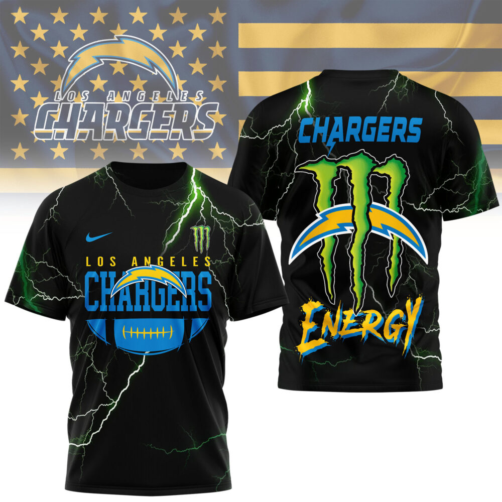 Los Angeles Chargers | Premium NFL Monster Energy Graphic Shirt MM