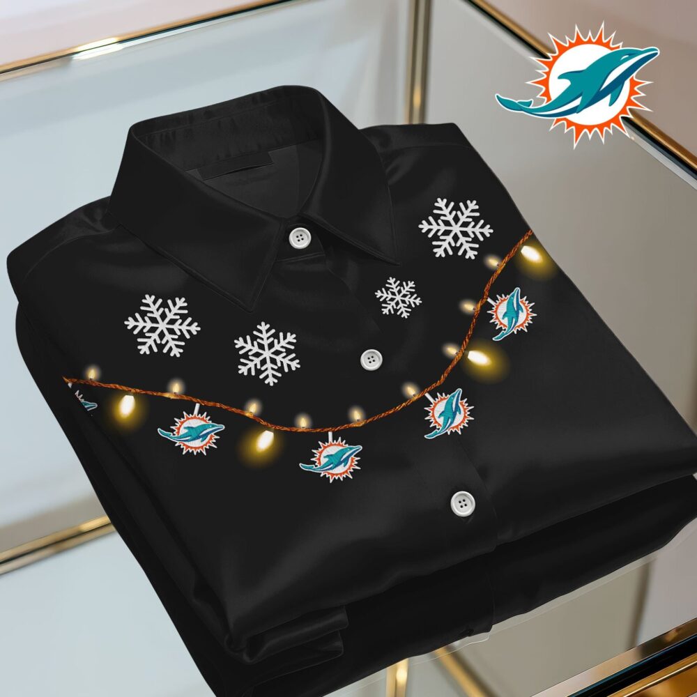 Miami Dolphins | Premium NFL Christmas Long Sleeve Casual Shirt NY