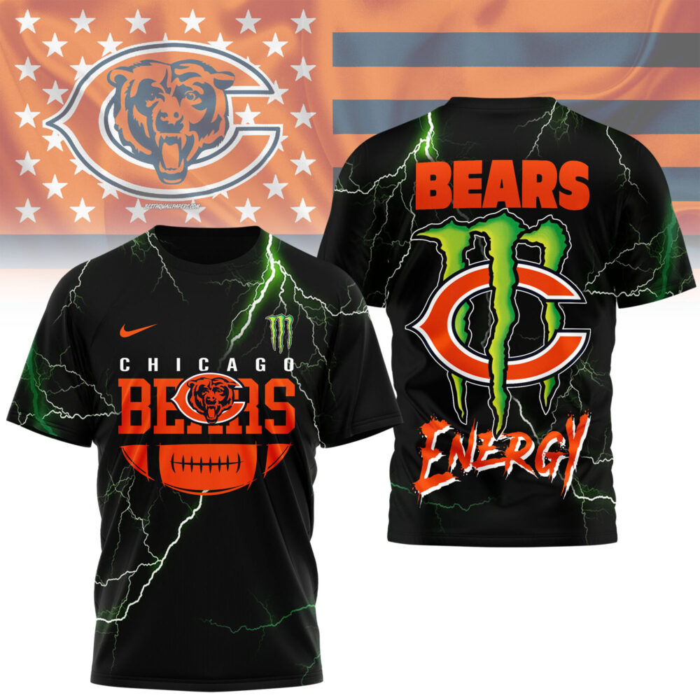 Chicago Bears | Premium NFL Monster Energy Graphic Shirt MM