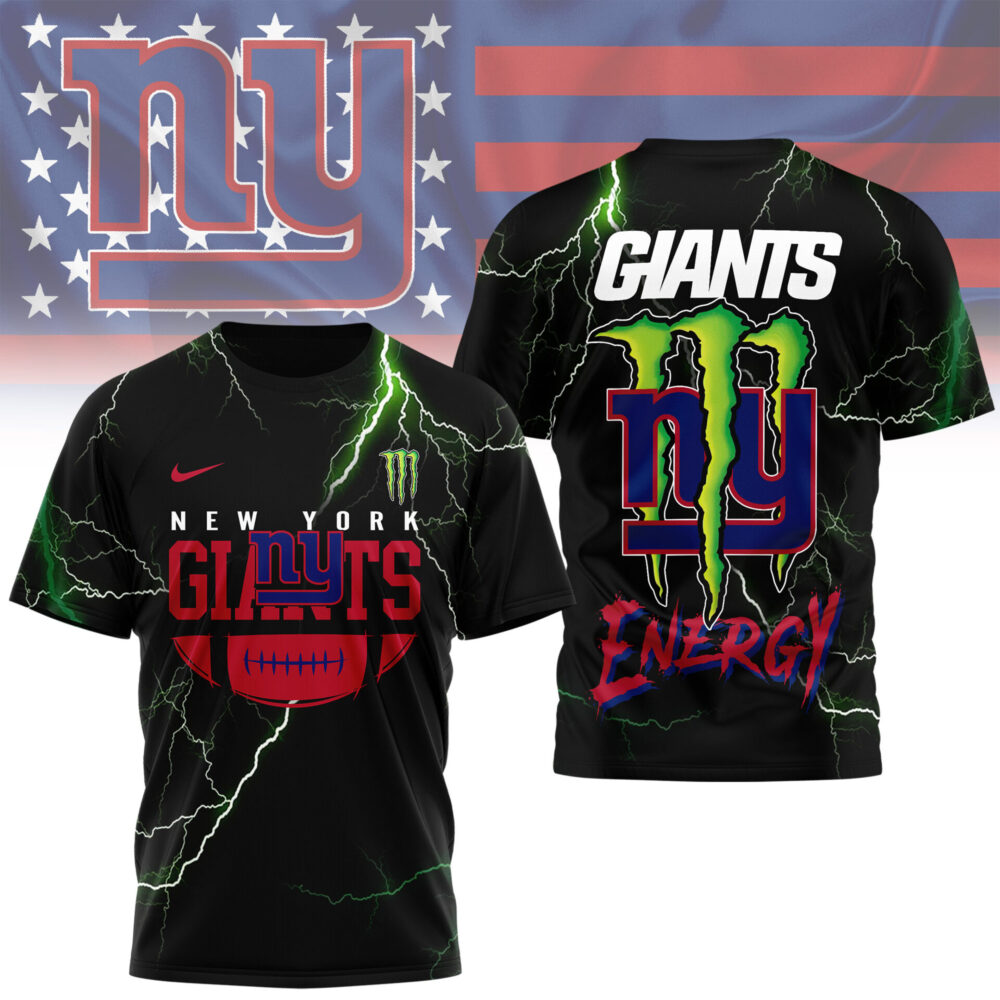 New York Giants | Premium NFL Monster Energy Graphic Shirt MM