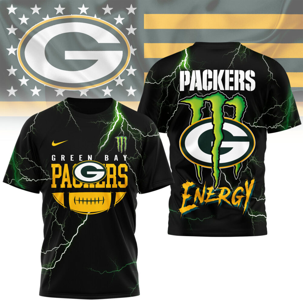 Green Bay Packers | Premium NFL Monster Energy Graphic Shirt MM