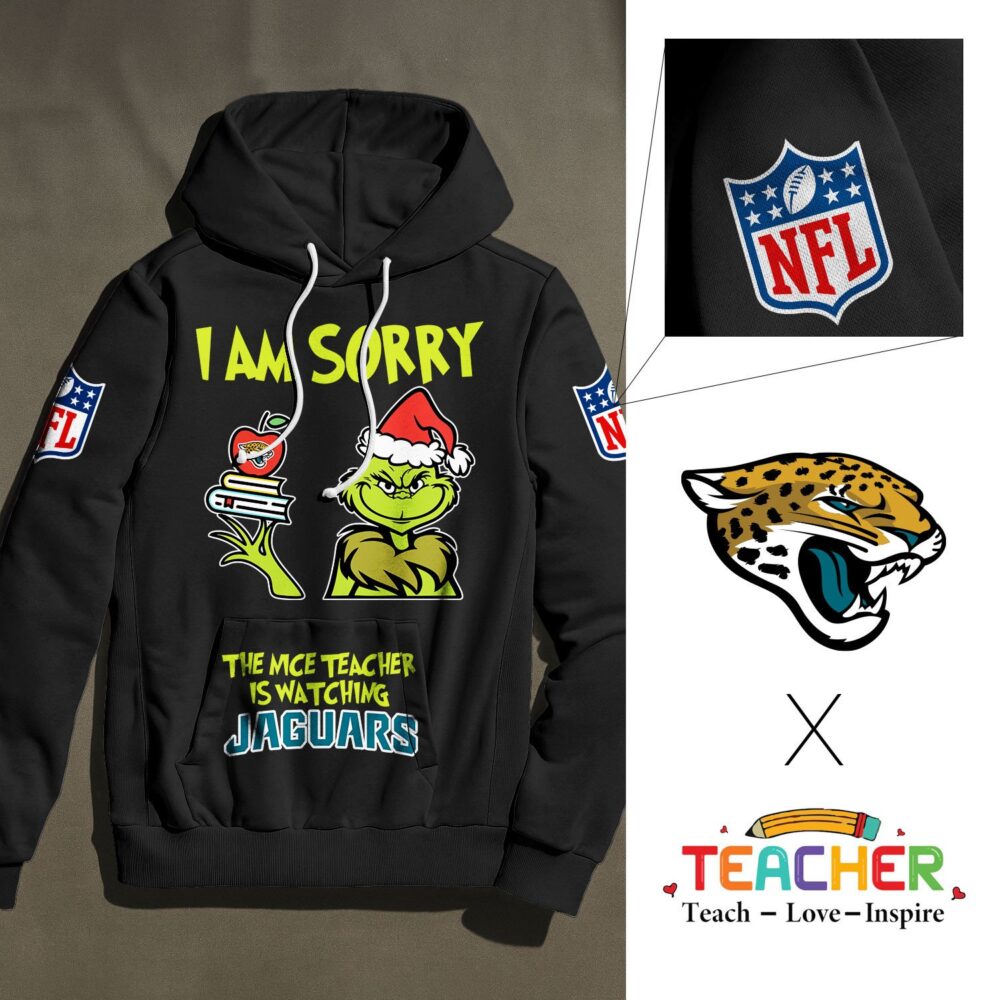 Jacksonville Jaguars | Premium NFL Grinch Teacher Appreciation Hoodie NY