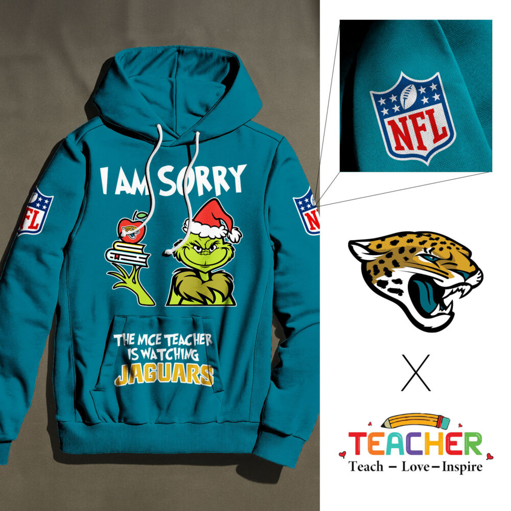Jacksonville Jaguars | Premium NFL Grinch Teacher Appreciation Hoodie NY