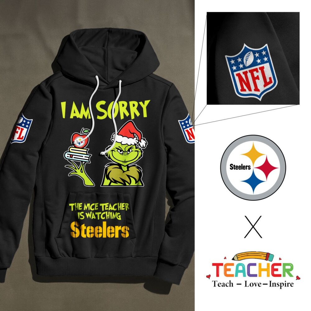 Pittsburgh Steelers | Premium NFL Grinch Teacher Appreciation Hoodie NY
