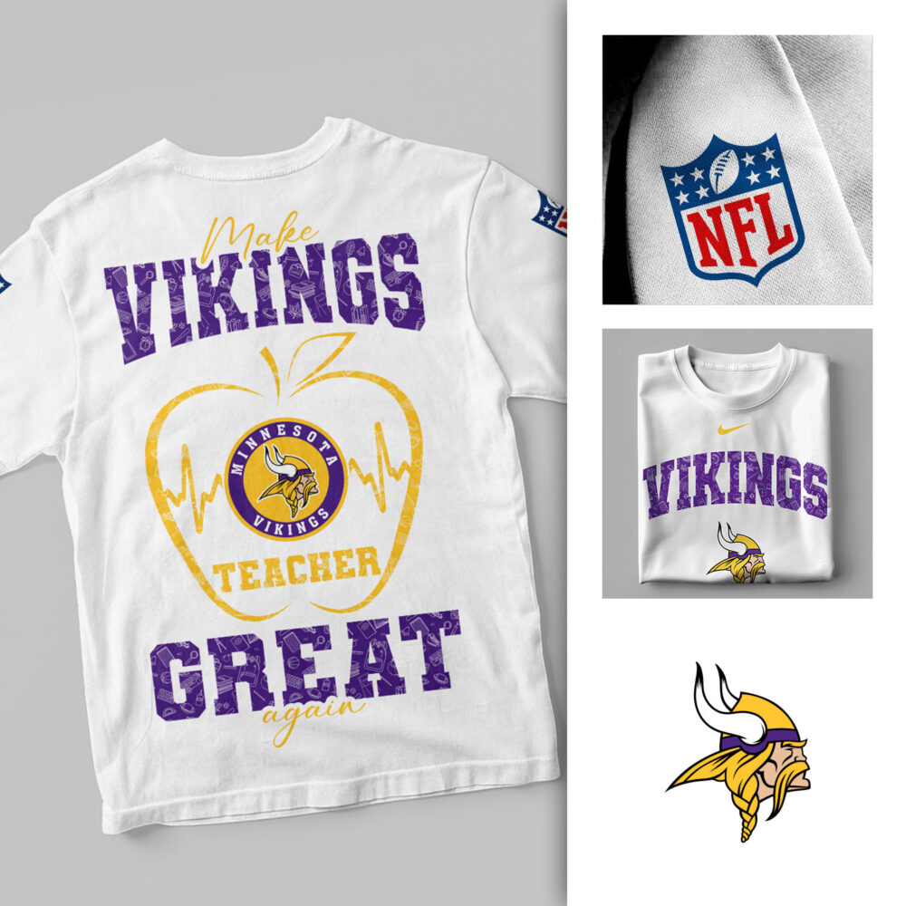 Minnesota Vikings | Premium NFL Great Again 3D Shirt NY
