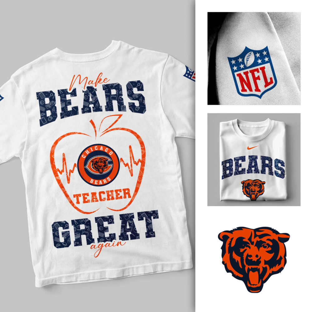 Chicago Bears | Premium NFL Great Again 3D Shirt NY