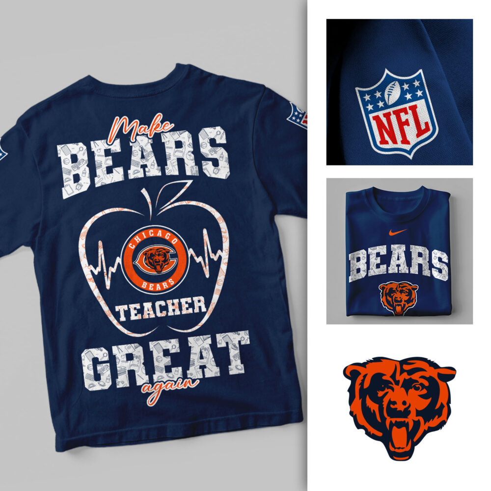 Chicago Bears | Premium NFL Great Again 3D Shirt NY