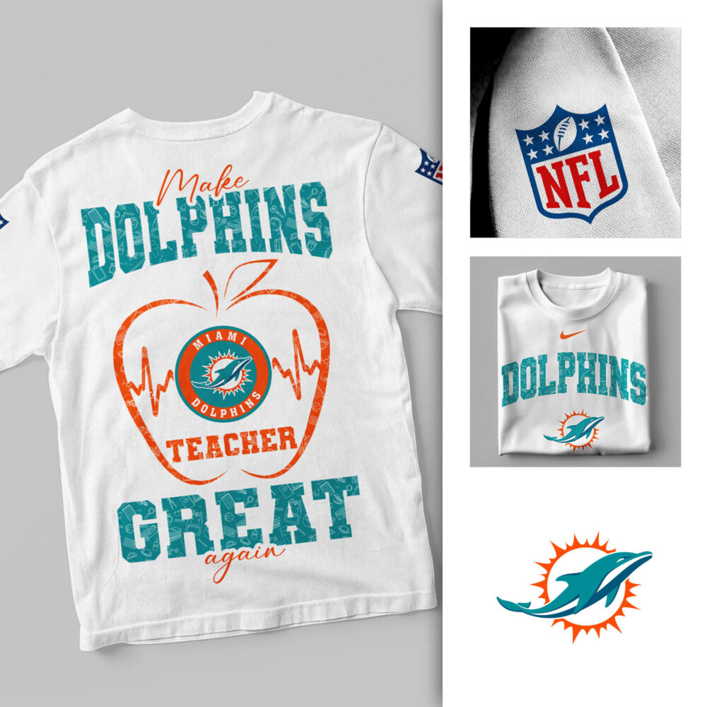 Miami Dolphins | Premium NFL Great Again 3D Shirt NY