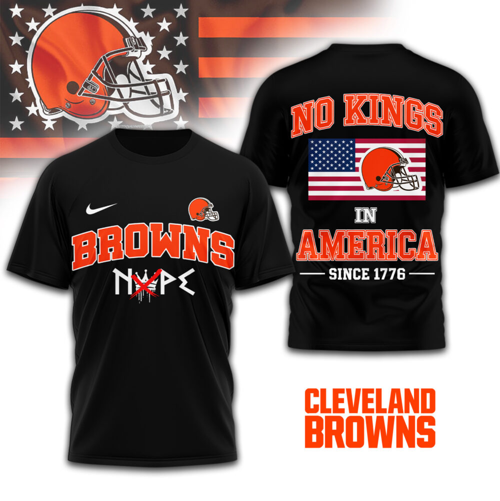 Cleveland Browns | Premium NFL No Kings 3D Shirt TD