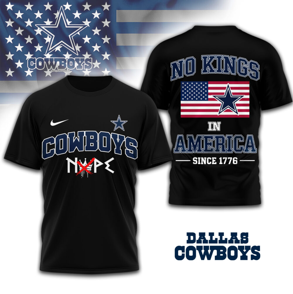 Dallas Cowboys | Premium NFL No Kings 3D Shirt TD