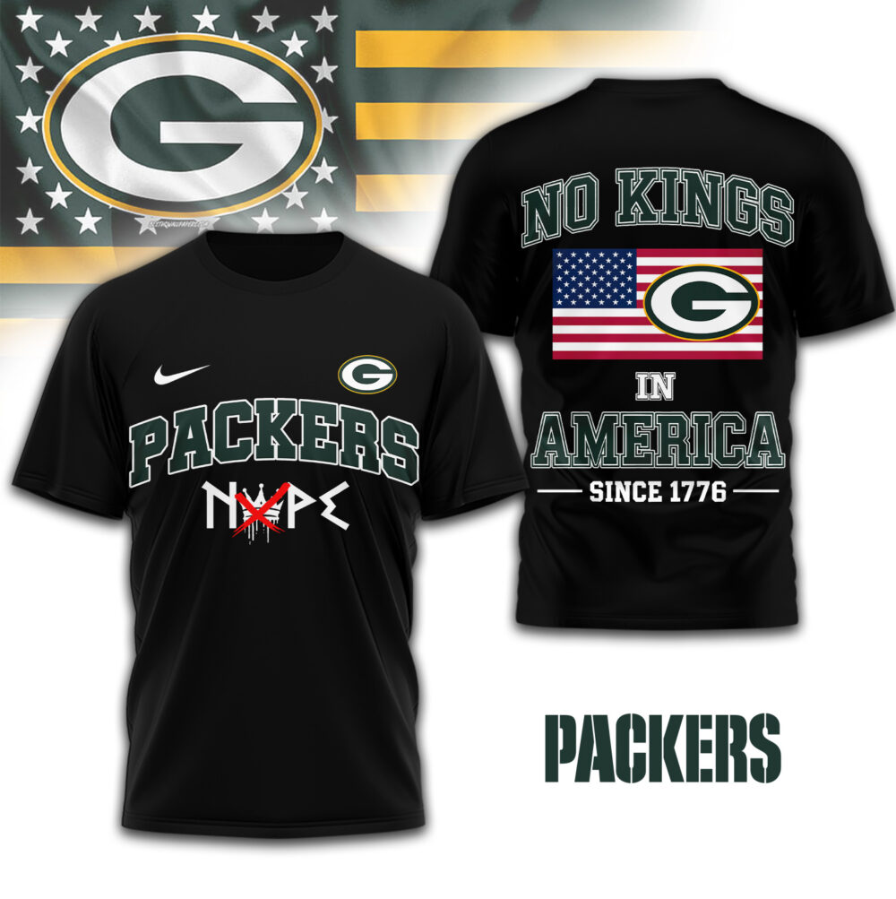 Green Bay Packers | Premium NFL No Kings 3D Shirt TD