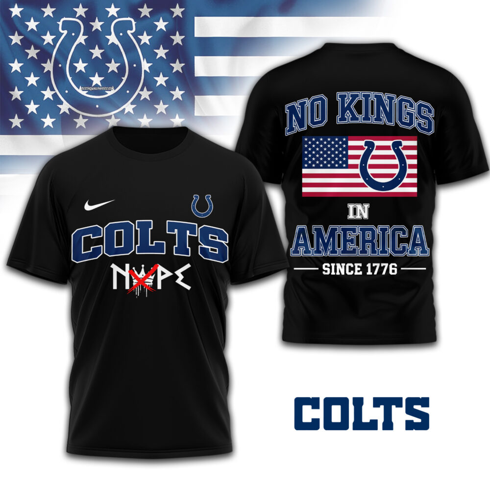 Indianapolis Colts | Premium NFL No Kings 3D Shirt TD
