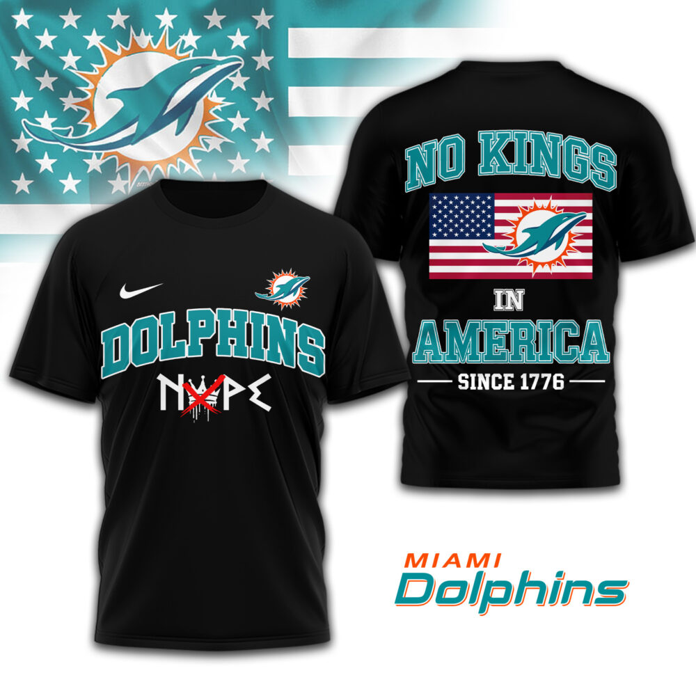 Miami Dolphins | Premium NFL No Kings 3D Shirt TD