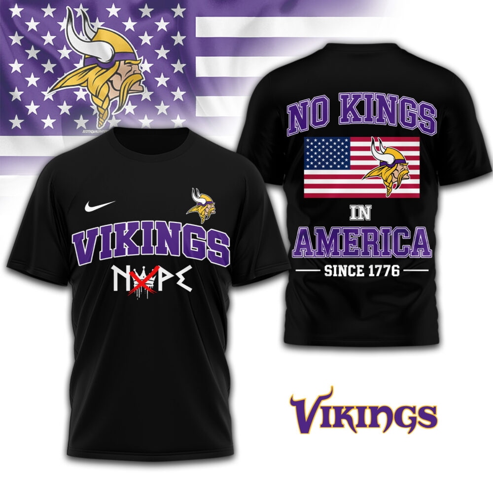 Minnesota Vikings | Premium NFL No Kings 3D Shirt TD