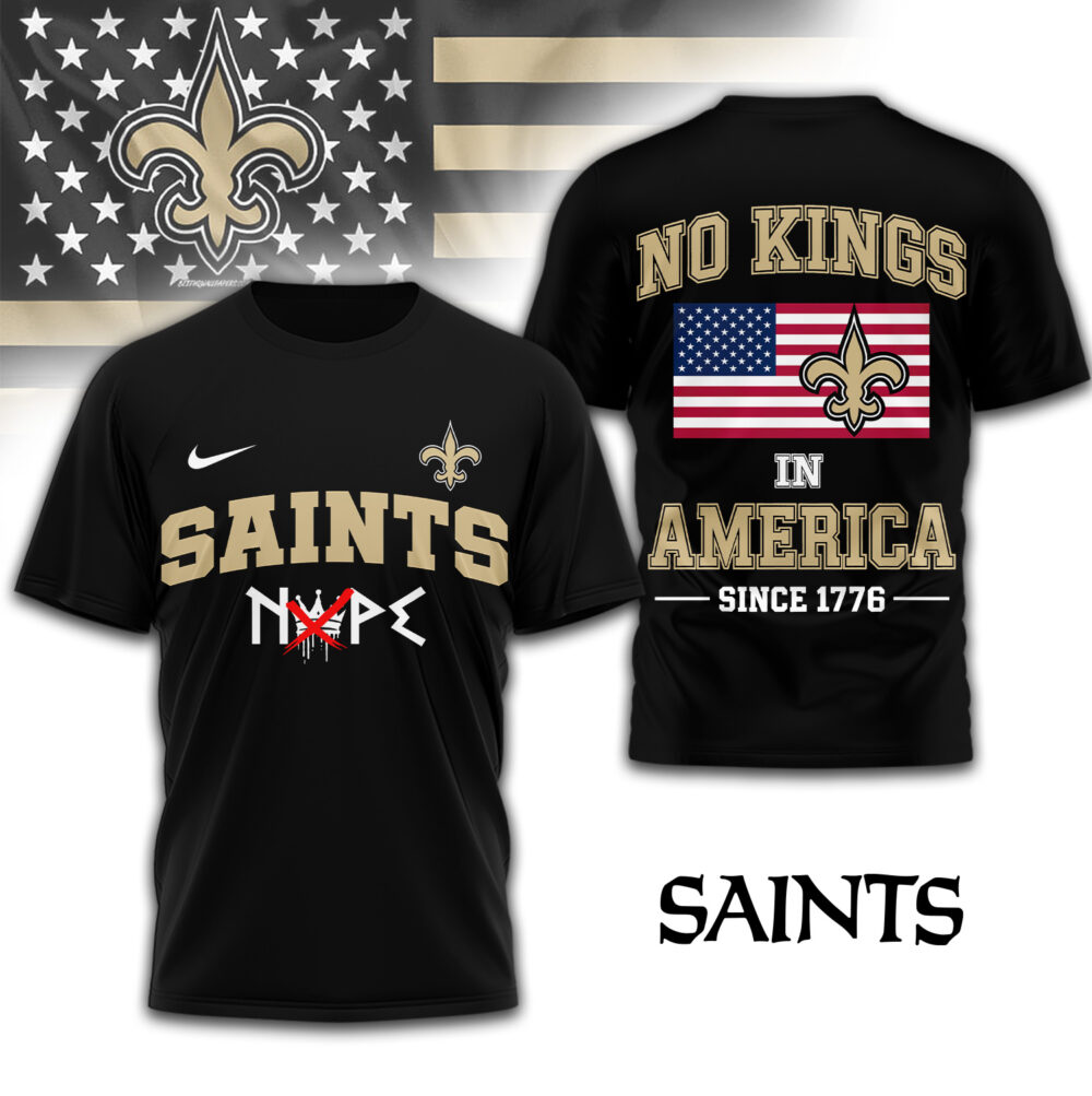 New Orleans Saints | Premium NFL No Kings 3D Shirt TD