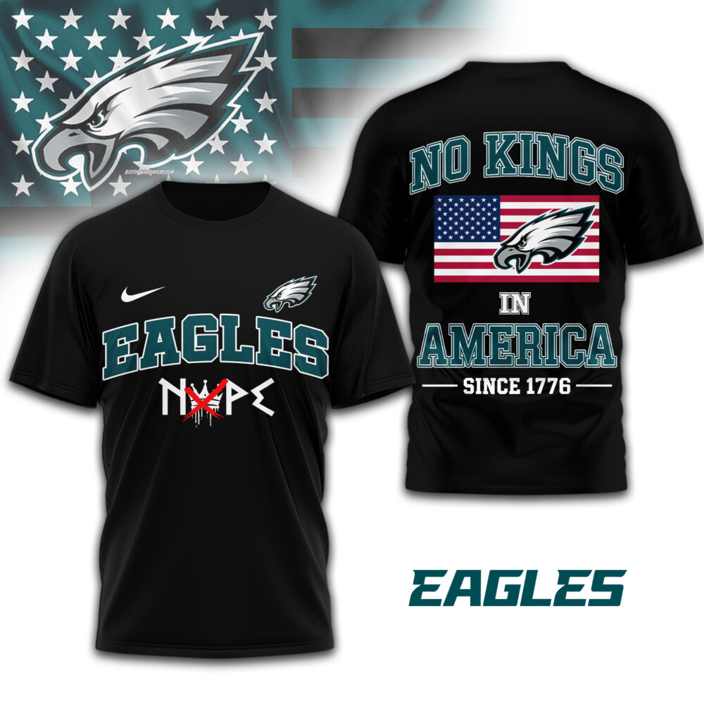 Philadelphia Eagles | Premium NFL No Kings 3D Shirt TD