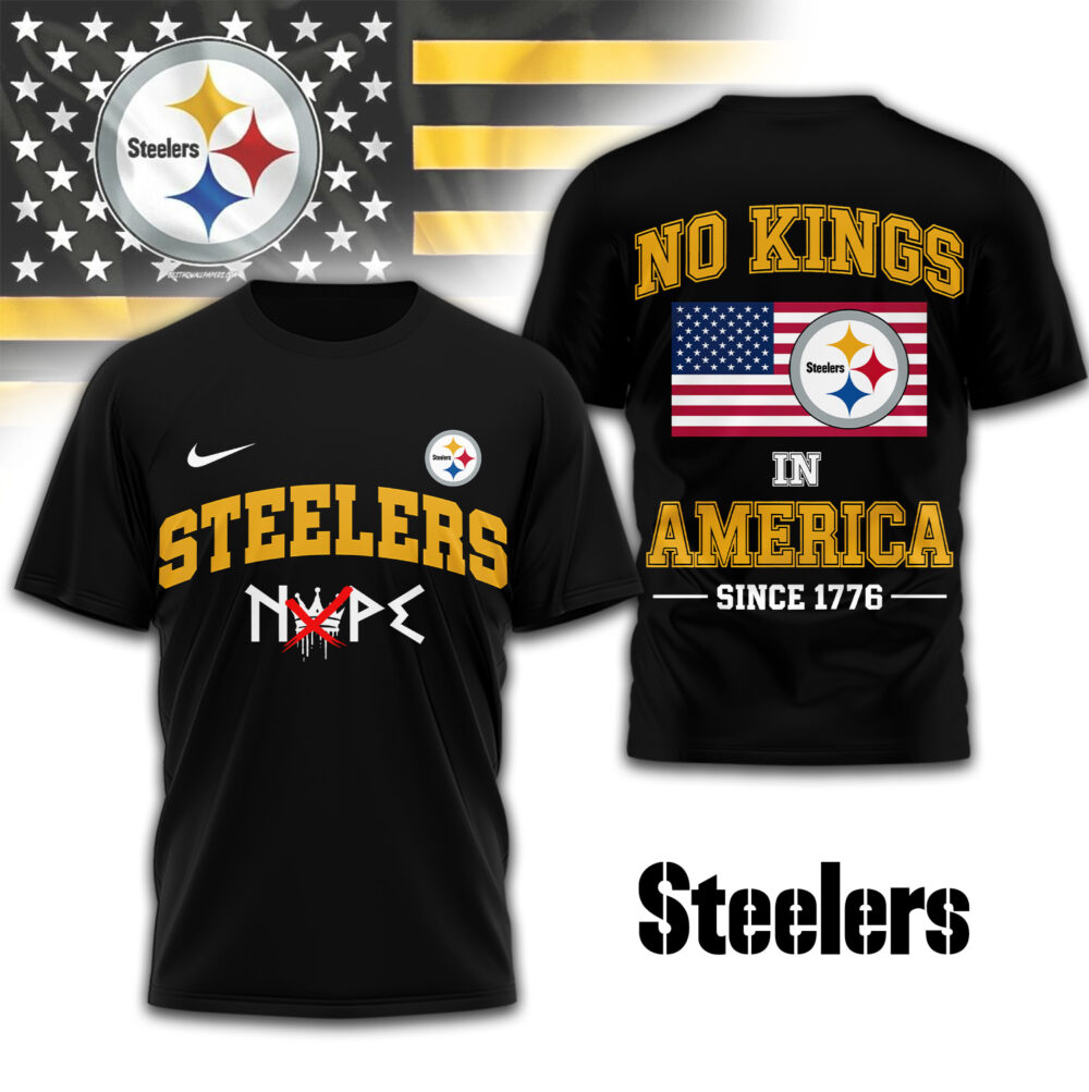 Pittsburgh Steelers | Premium NFL No Kings 3D Shirt TD