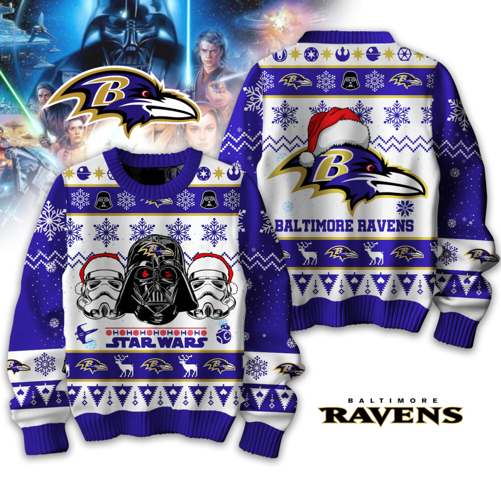 Baltimore Ravens | Premium NFL Star wars Sweater TD