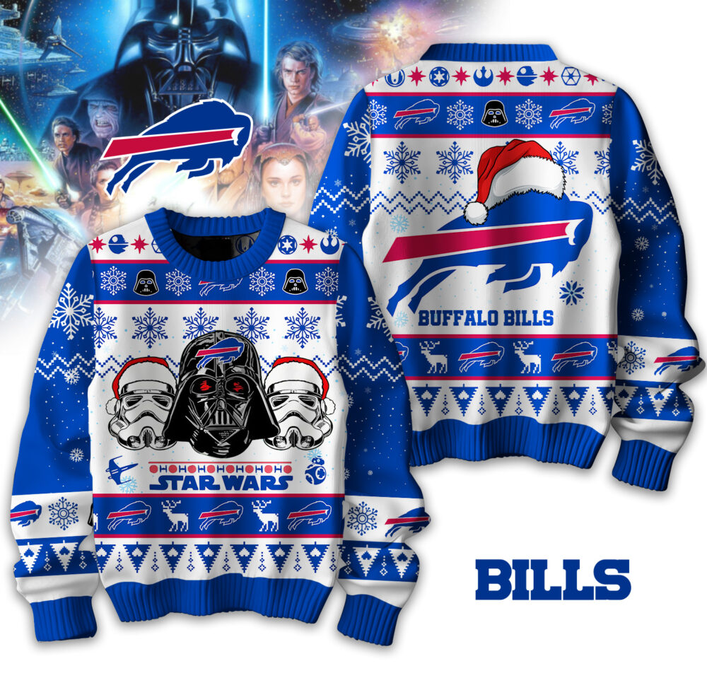 Bufalo Bills | Premium NFL Star wars Sweater TD - 2XL