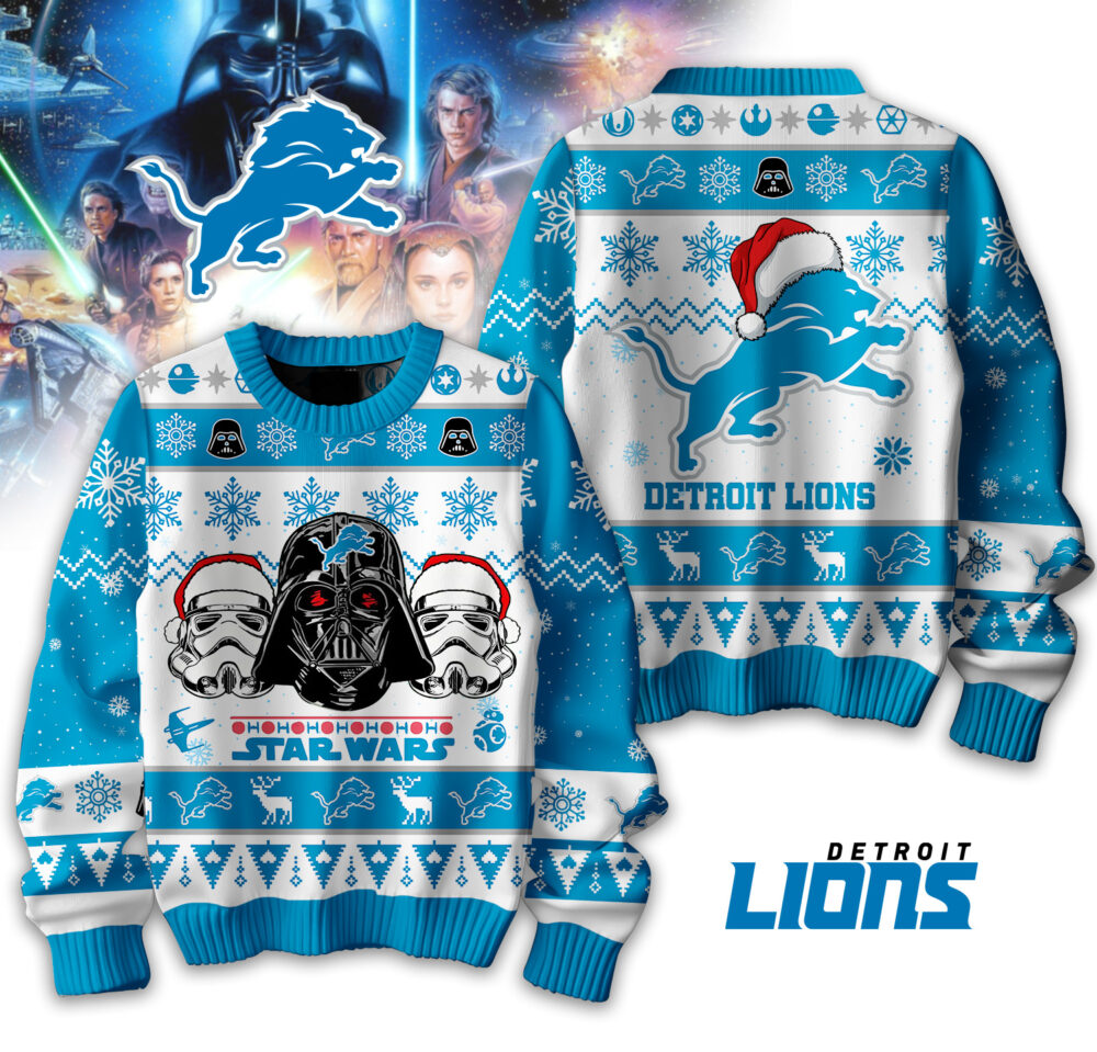 Detroit Lions | Premium NFL Star wars Sweater TD