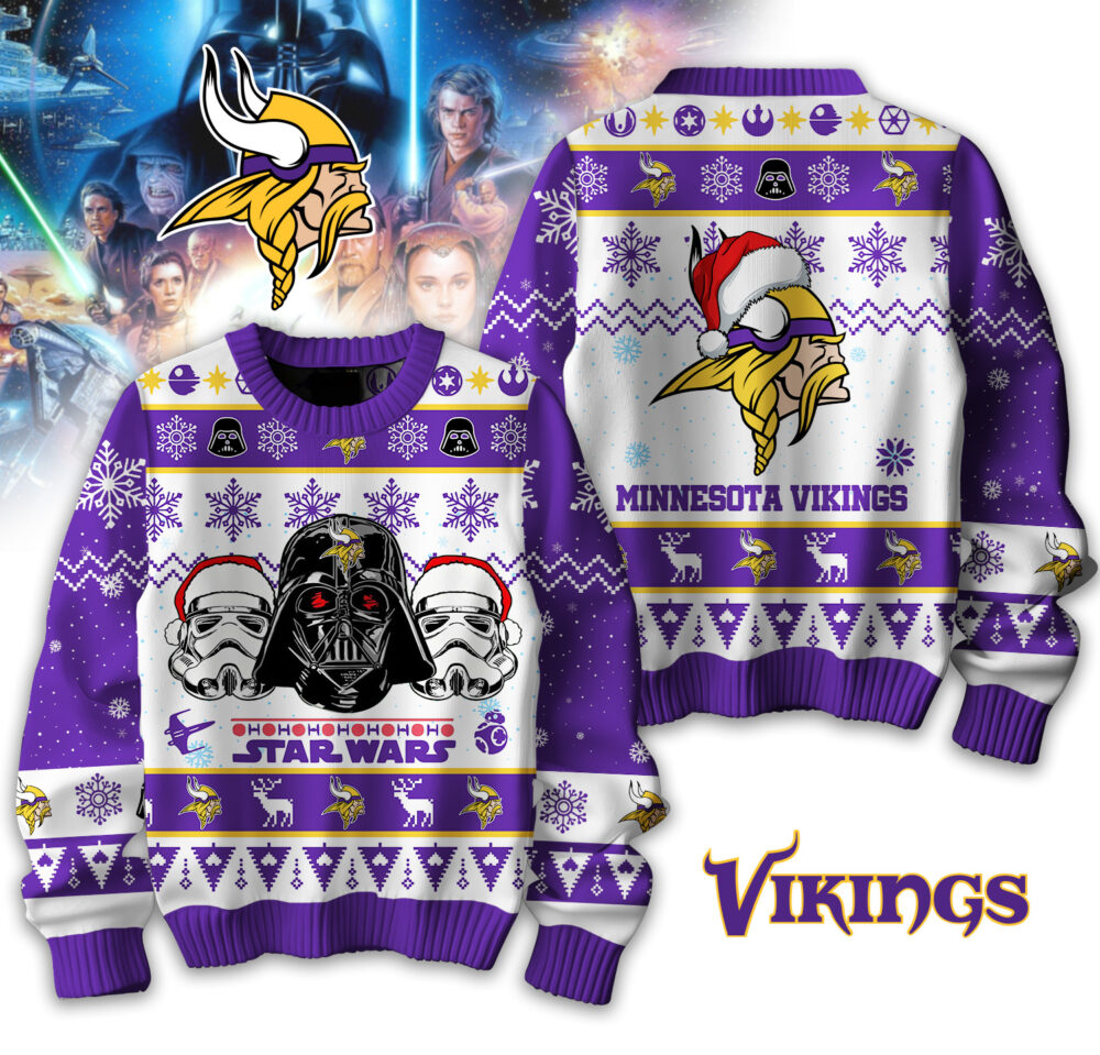 Minnesota Vikings | Premium NFL Star wars Sweater TD