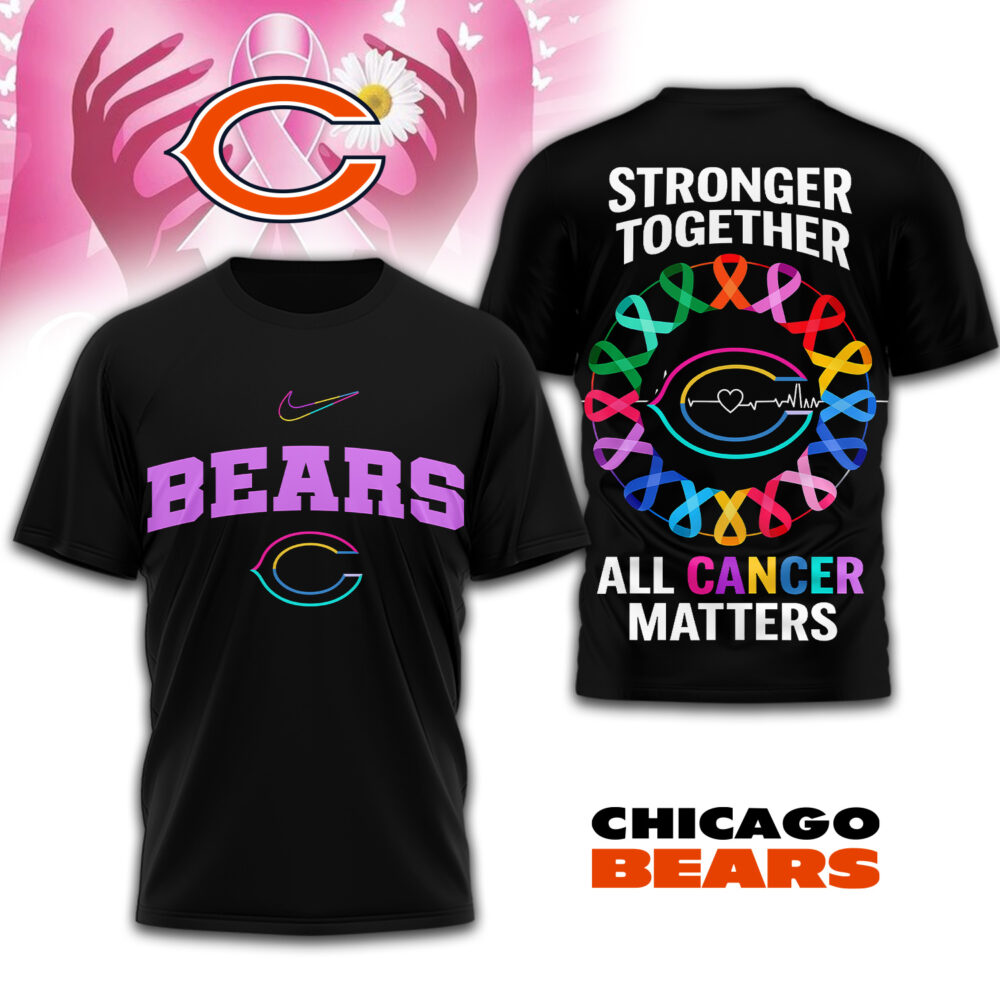 Chicago Bears | Premium NFL Stronger Together 3D Shirt TD