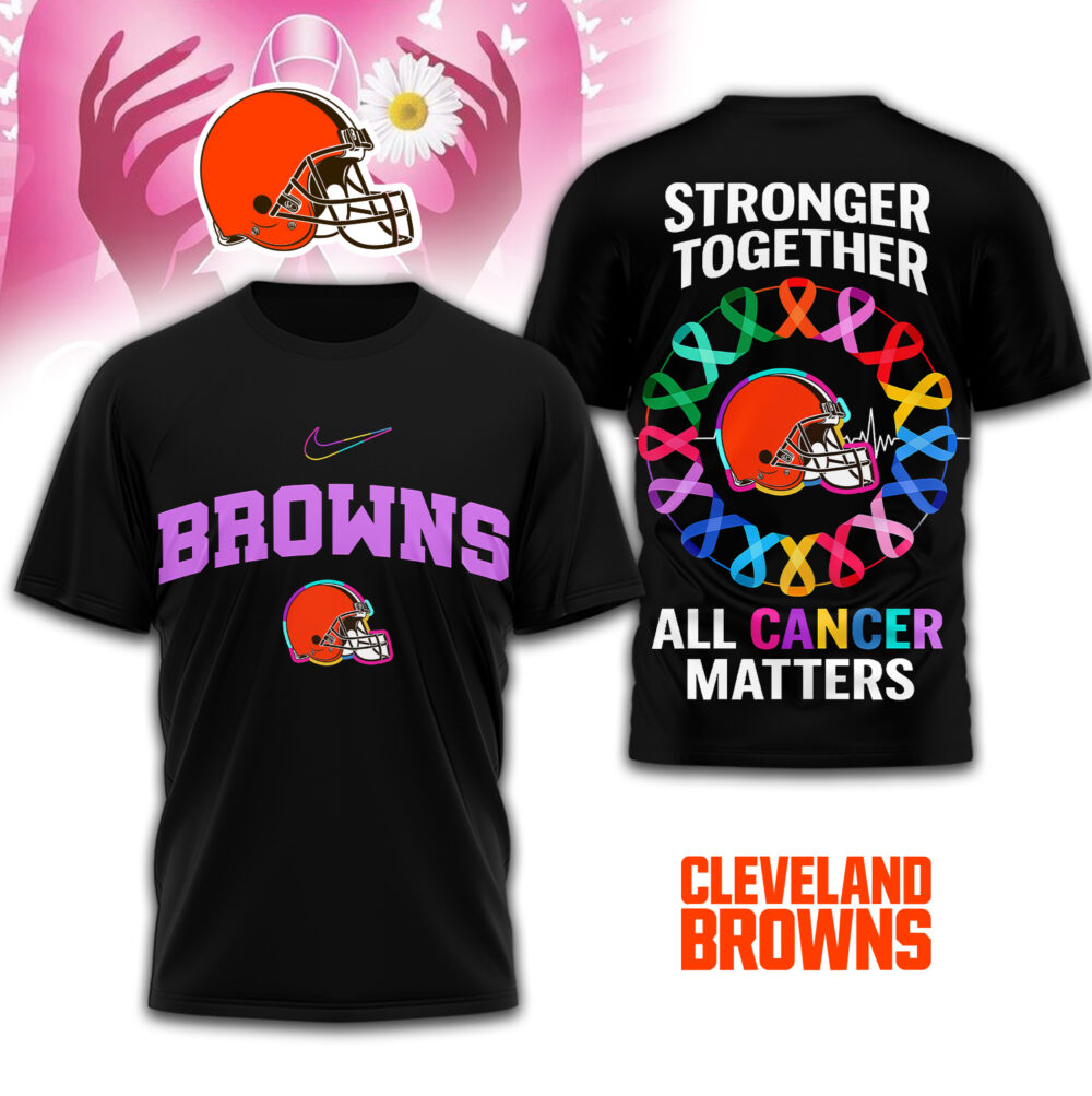 Cleveland Browns | Premium NFL Stronger Together 3D Shirt TD