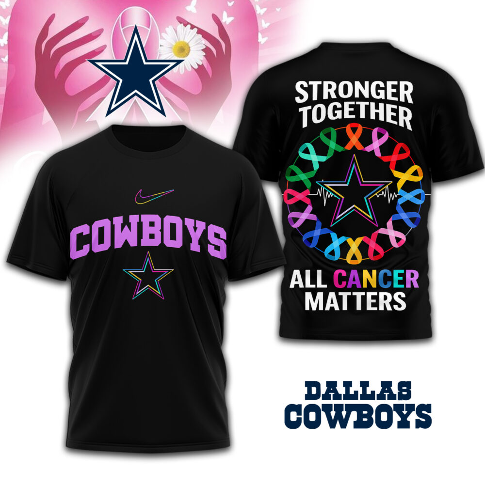 Dallas Cowboys | Premium NFL Stronger Together 3D Shirt TD
