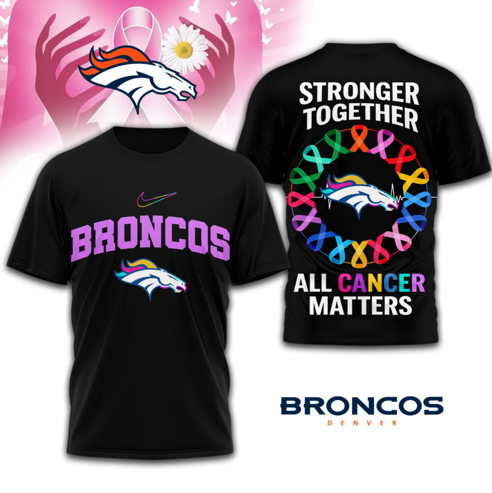 Denver Broncos | Premium NFL Stronger Together 3D Shirt TD