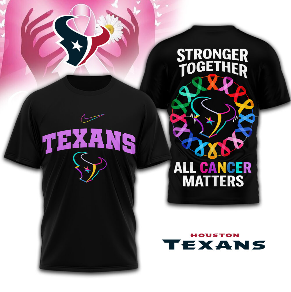 Houston Texans | Premium NFL Stronger Together 3D Shirt TD