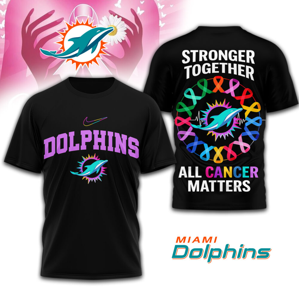 Miami Dolphins | Premium NFL Stronger Together 3D Shirt TD