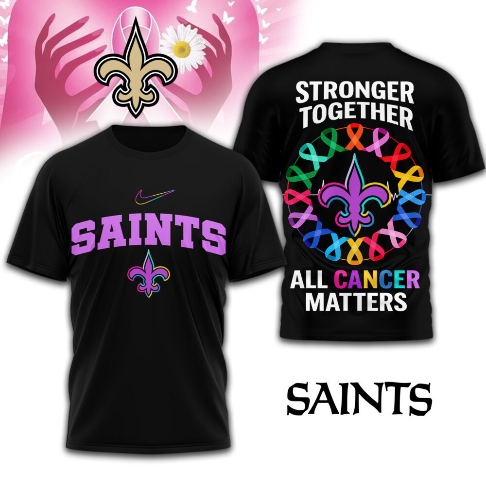 New Orleans Saints | Premium NFL Stronger Together 3D Shirt TD