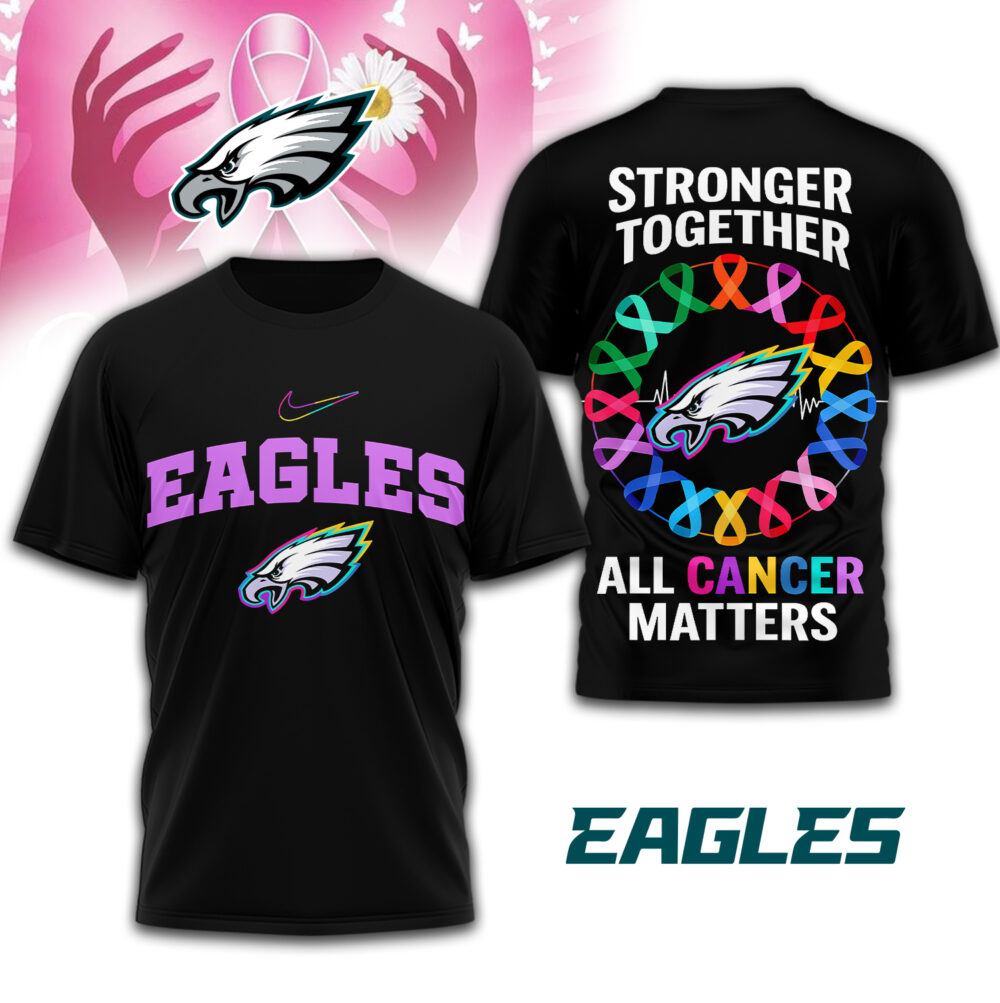 Philadelphia Eagles | Premium NFL Stronger Together 3D Shirt TD